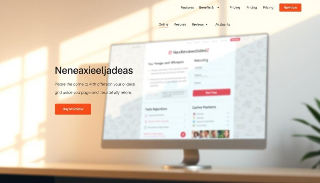 A contemporary, minimalist web design with a prominent NexReviewZ logo and a clean, well-structured layout. In the foreground, high-contrast form fields and call-to-action buttons stand out against a soft, blurred background. The middle ground features an intuitive layout with clear sections for features, benefits, and pricing. In the background, subtle patterns or textures add depth and visual interest. Warm, natural lighting casts gentle shadows, creating a welcoming and professional atmosphere. The overall composition guides the viewer's eye through the key elements, encouraging engagement and conversion. A contemporary, minimalist web design with a prominent NexReviewZ logo and a clean, well-structured layout. In the foreground, high-contrast form fields and call-to-action buttons stand out against a soft, blurred background. The middle ground features an intuitive layout with clear sections for features, benefits, and pricing. In the background, subtle patterns or textures add depth and visual interest. Warm, natural lighting casts gentle shadows, creating a welcoming and professional atmosphere. The overall composition guides the viewer's eye through the key elements, encouraging engagement and conversion.