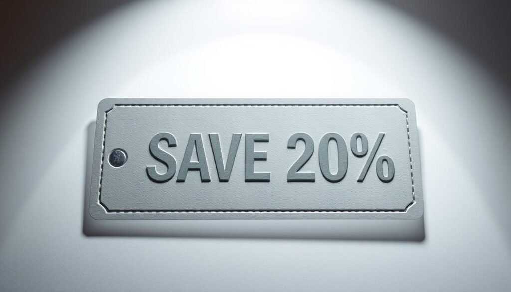A crisp, modern discount coupon with a prominent "SAVE 20%" badge against a clean, minimalist background. Soft lighting from the top-left illuminates the coupon's sleek, geometric design with subtle embossed textures. The coupon's shape is elegantly angular, with sharp, well-defined edges. The overall aesthetic is sophisticated yet approachable, designed to catch the eye and entice the reader to claim the valuable discount for their Lovable purchase. A crisp, modern discount coupon with a prominent "SAVE 20%" badge against a clean, minimalist background. Soft lighting from the top-left illuminates the coupon's sleek, geometric design with subtle embossed textures. The coupon's shape is elegantly angular, with sharp, well-defined edges. The overall aesthetic is sophisticated yet approachable, designed to catch the eye and entice the reader to claim the valuable discount for their Lovable purchase.