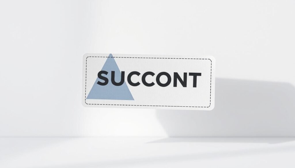 A discount coupon floating against a plain white background, casting soft shadows. The coupon is made of thick, textured paper with clean edges and perforated lines. The design is simple yet visually appealing, featuring a bold, geometric pattern in a palette of muted blues and grays. Subtle highlights and shadows give the coupon a sense of depth and dimension. The overall mood is professional, modern, and minimalist, suitable for an article on ExtraCompany3's pricing for small businesses.