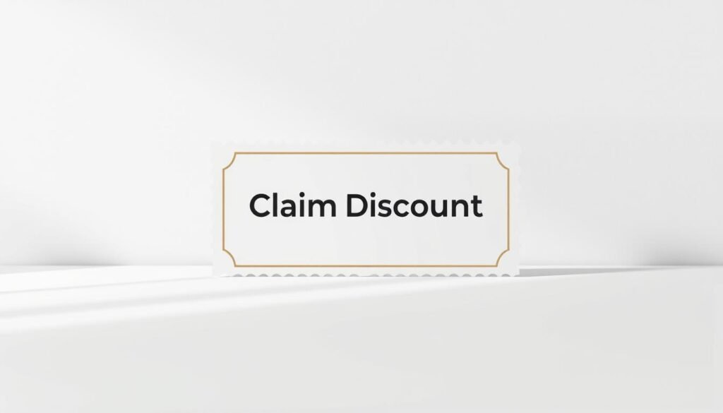 A professional, minimalist graphic design showcasing a "Claim Discount" offer. In the foreground, a crisp, high-resolution coupon or voucher with a clean, geometric pattern and a prominent "Claim Discount" text. The coupon is set against a subtly textured, off-white background, creating a sense of depth and simplicity. Soft, directional lighting from the left illuminates the coupon, casting gentle shadows and highlights to accentuate the design elements. The overall mood is sophisticated, modern, and inviting, perfectly suited to illustrate a section on claiming discounts for a creator-focused pricing article. A professional, minimalist graphic design showcasing a "Claim Discount" offer. In the foreground, a crisp, high-resolution coupon or voucher with a clean, geometric pattern and a prominent "Claim Discount" text. The coupon is set against a subtly textured, off-white background, creating a sense of depth and simplicity. Soft, directional lighting from the left illuminates the coupon, casting gentle shadows and highlights to accentuate the design elements. The overall mood is sophisticated, modern, and inviting, perfectly suited to illustrate a section on claiming discounts for a creator-focused pricing article.