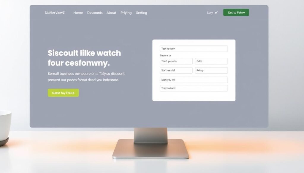 A sleek and intuitive discount workflow form builder, with a modern UI and seamless integration capabilities. Featuring clean lines, subtle gradients, and balanced typography, the NexReviewZ platform effortlessly guides small business owners through the entire process of securing a Tally.so discount, starting a free trial, and managing their refund. The layout is optimized for desktop and mobile, with a professional, yet approachable aesthetic that inspires confidence. Warm, diffused lighting illuminates the form fields and call-to-action buttons, creating a welcoming and user-friendly experience. A sleek and intuitive discount workflow form builder, with a modern UI and seamless integration capabilities. Featuring clean lines, subtle gradients, and balanced typography, the NexReviewZ platform effortlessly guides small business owners through the entire process of securing a Tally.so discount, starting a free trial, and managing their refund. The layout is optimized for desktop and mobile, with a professional, yet approachable aesthetic that inspires confidence. Warm, diffused lighting illuminates the form fields and call-to-action buttons, creating a welcoming and user-friendly experience.