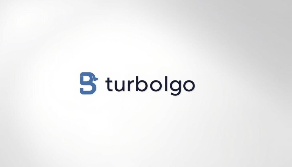 A sleek, minimalist business logo with a bold, stylized "B" as the focal point. The logo is set against a clean, white backdrop, with a soft gradient transition to a subtle gray background, conveying a sense of professionalism and modern simplicity. The lighting is soft and directional, casting a gentle shadow beneath the logo, adding depth and dimension. The overall composition is well-balanced, with the logo positioned slightly off-center to create visual interest. The mood is one of sophistication, elegance, and a focus on the essentials, reflecting the core benefits of the "turbologo logo maker" for small businesses.