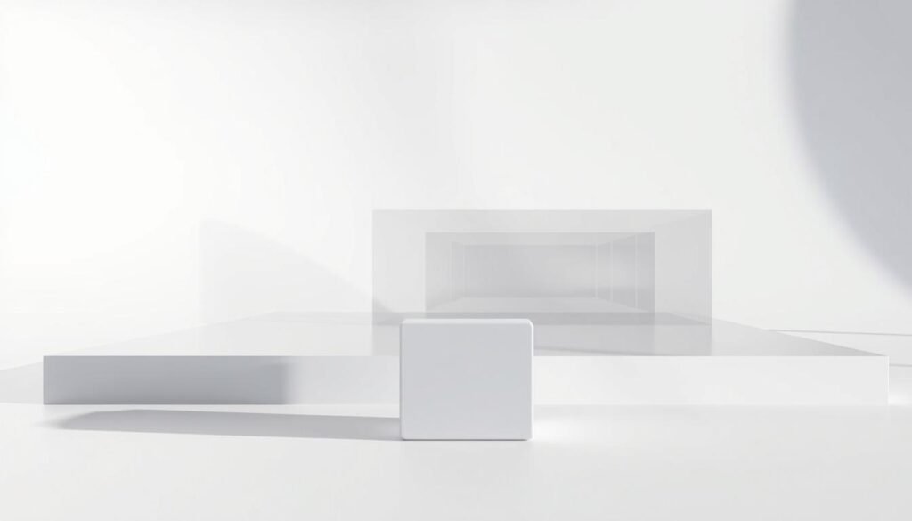 A sleek, minimalist composition showcasing the NexReviewZ "content limits" concept. In the foreground, a simple geometric shape, perhaps a cube or a sphere, hovers against a clean, white backdrop, casting a soft, reflective shadow. The middle ground features a series of transparent planes or screens, suggesting the boundaries and constraints of digital content. In the background, a subtle, futuristic cityscape or abstract landscape provides a sense of scale and context. The lighting is soft and directional, creating a sense of depth and dimension. The overall atmosphere is one of sophistication, innovation, and the careful curation of digital experiences.