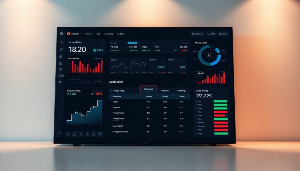 A sleek, modern dashboard displaying real-time affiliate statistics, set against a minimalist backdrop. In the foreground, dynamic graphs and charts track key metrics such as click-through rates, conversion rates, and commission earnings. The middle ground features a pricing comparison table, highlighting the benefits of the Exness affiliate program. Subtle lighting casts a warm, inviting glow, creating a sense of professionalism and transparency. The overall composition conveys a clear, data-driven approach to affiliate marketing, perfect for illustrating the "How to Join and Claim Your Exness Affiliate Bonus Today" section. A sleek, modern dashboard displaying real-time affiliate statistics, set against a minimalist backdrop. In the foreground, dynamic graphs and charts track key metrics such as click-through rates, conversion rates, and commission earnings. The middle ground features a pricing comparison table, highlighting the benefits of the Exness affiliate program. Subtle lighting casts a warm, inviting glow, creating a sense of professionalism and transparency. The overall composition conveys a clear, data-driven approach to affiliate marketing, perfect for illustrating the "How to Join and Claim Your Exness Affiliate Bonus Today" section.